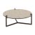 16033-V05 GLASS & TEXTILE TOP/BRONZE BASE